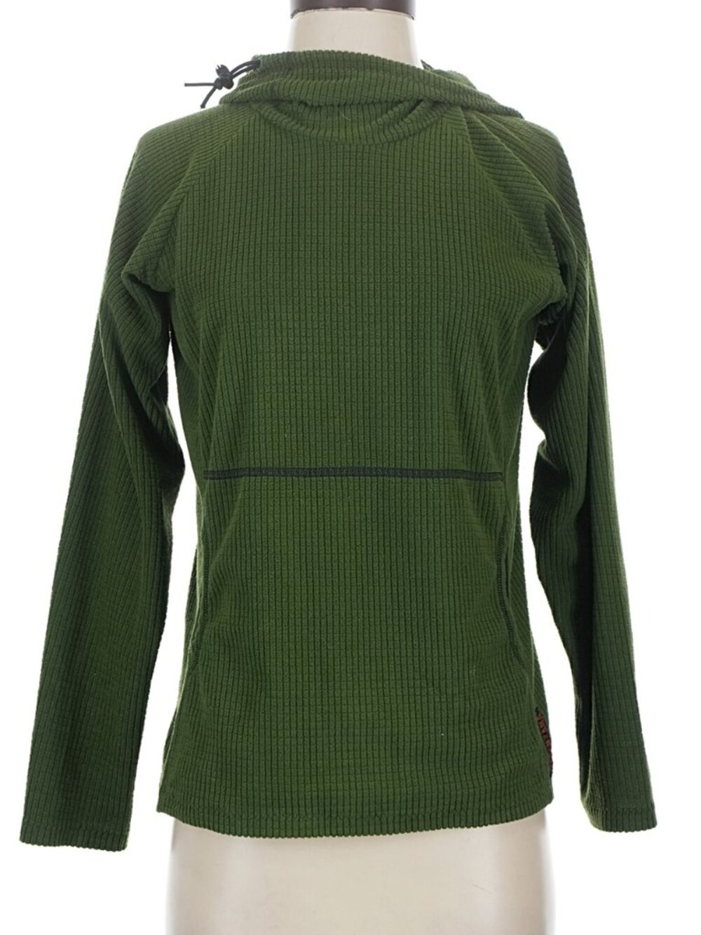 Melanzana Micro Grid Hoodie Green Small